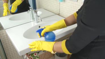 Pequeños Amos de Casa - Imagen Pequeña Web - Limpiar el Lavabo